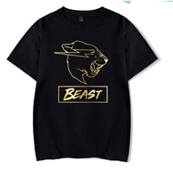 [s-5XL]New T-Shirt With Golden MR BEAST Able's Pattern For Men