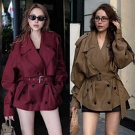HAMY.FASHION Personalized Long-Sleeved Oversized Overcoat, Beautiful, Charming, Luxurious 88 Winter 