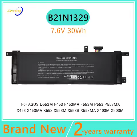 B21N1329 Laptop Battery For Asus X453 D553M X553 F553M X403 X503M X503 F453 X403M F553 P553 X553M X5