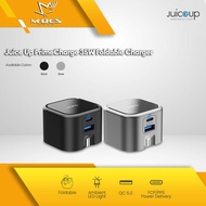 Juice Up PrimeCharge 35W USB A and USB C 2 Port Power Adapter Fast Charging with Stable and Balanced