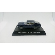 Konami Diecast 1973 Nissan Violet HT SSS (KP710) 1973 1/64 Scale Blue