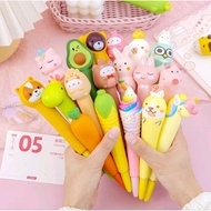 Squishy Pen Cute Character Attractive Squishy Ink Pen Kids Toys