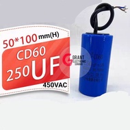 CD60 Starting Capacitor 100uf 150uf 200uf 250uf 300uf 350uf 400uf 450uf 500uf 450VAC