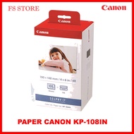 CANON KP108 KP-108 SELPHY PHOTO PAPER ORIGINAL CANON MALAYSIA Color Ink Paper Set