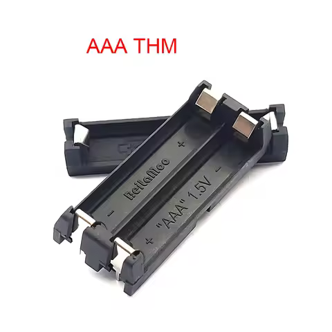 1/2 Slots AAA Battery Holder THM AAA THM Box AAA Battery Box SMT AAA Battery Case With Pins With Pin