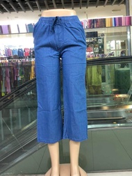 Palazzo Cotton for women high quality ready stock(Soft Denim)