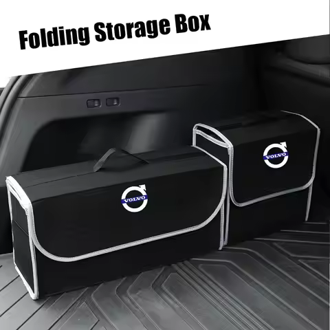 Car Trunk Storage Box Folding Organizer Accessories For Volvo Rdesign C30 C70 S40 S60 S70 S80 S90 V5