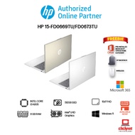 HP 15-FD0669TU /FD0673TU(I3-N305U,8GB RAM,512GB SSD,15.6" FHD,WIN11,HS+M365)