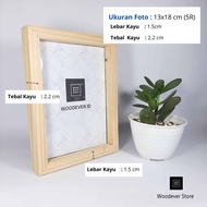 5R Wooden Photo Frame - Minimalist Home DecorationFrame Foto