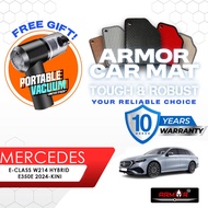 Armor Mercedes E-CLASS W214 HYBRID E350E 2024-KINI Carpet Kereta Alas Kaki Car Mat Karpet Tebal Foot