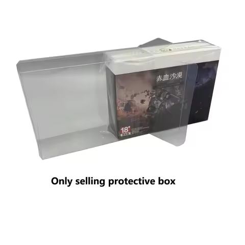 Transparent Clear Box for PS5 for Crimson Desert Deluxe Edition HK Version PET Plastic Storage box D