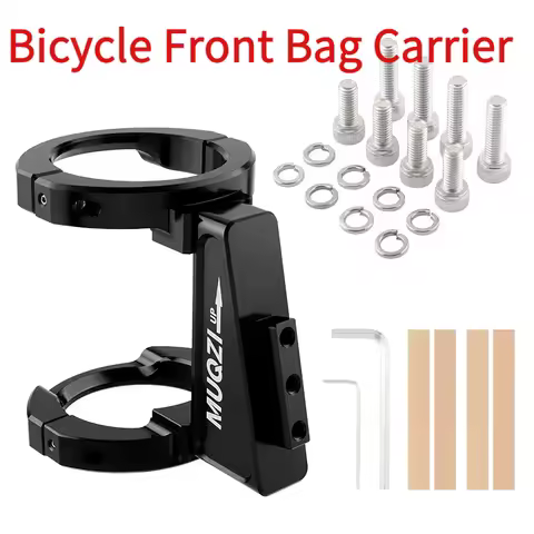 MUQZI Universal Front Bag Mount Adapter for Bicycles - Fits Birdy, Dahon SP8 & Folding Bikes, Bike F