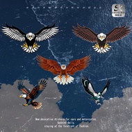 Eagle Hit Long Empty Car Sticker Creative Eagle Head Eagle Claw Reflective Sticker Motorcycle Electr