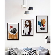 Print Laminate wood press ABSTRACT PAINTING - Model 7 (3 HCN 3x20x30, 3x30x40, 3x40x60). PRINT PHOTO