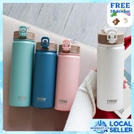 750ML Tumbler Bottle With Straw 304 Stainless Steel Starbuck Macaron Mug Vacuum Insulated Thermal Coffee Ice Cup