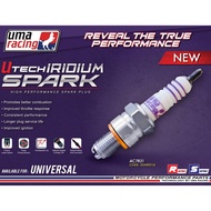 (AC7R31) UMA RACING IRIDIUM SPARK PLUG EX5 /Wave100 /LAGENDA 110,115 & FI/KRISS /SYM BONUS (SAME SAI