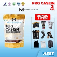 Muscle First Pro Casein 2 lbs 900 grams Whey Protein Fitness Supplement Gym Time Release