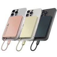 ego - [3色可選] AllySlim2 5000mAh 磁吸外置移動電源 黑色 AS205│經久耐用、有效散熱、性價比高