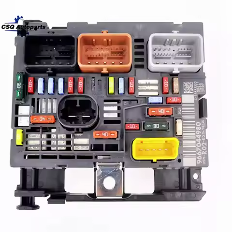 9667044980 9807028580 Engine Fuse Box Assembly BSM R02 Module For Peugeot 5008 407 3008 Citroen C4 P