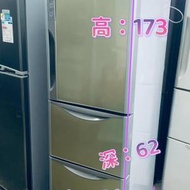 雪櫃173CM高 日立三門 可自動製冰 窄身款 R-SG31B香檳金色 #二手電器 #清倉大減價 #...