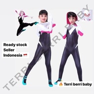 DISC PRICE - gwen stacy Cosplay Costume superhero Kids