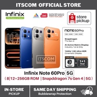 Infinix NOTE 60 Pro 5G Smartphone 8/12GB + 256GB Snapdragon 7s Gen 4 144Hz 1.5K AMOLED Display