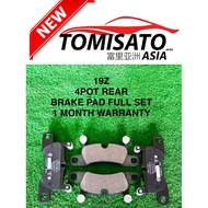 BREMBO 19Z 4POT REAR BRAKE PAD FULL SET (READY STOCK KL)
