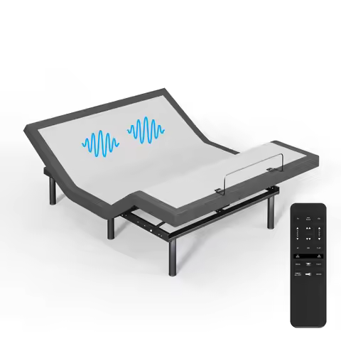 City Accents Adjustable Bed Frame with Wireless Remote Comfortable Zero Gravity Massage with Head am