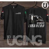 T-shirt Heavy Equipment Excavator Operator Liebherr T-Shirt Distro