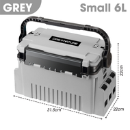 Fishing Tackle Box Mancing Set Fishing Storage Box large Seated Pole Cup Holder Fishing Kotak Fishin