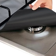 4PCS Set Reusable Foil Cover Gas Stove  Non-Stick Stovetop Burner Sheeting Mat Pad Clean Liner For Kitchen Cookware