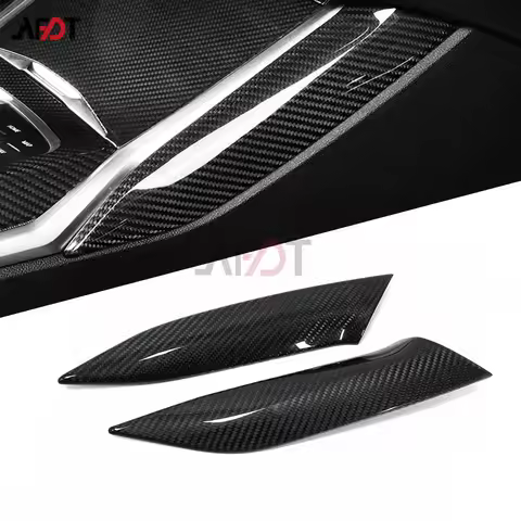 LHD RHD Real Carbon Fiber Center Console Side Panel Cover For BMW LCI 2 3 4 Series G20 G21 G22 G42 G