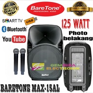 Speaker Aktif Baretone 15 inch MAX15AL Portable Meeting Wireless Speaker Original Bluetooth