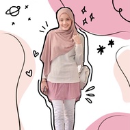 [Boleh Customade] Basic Mini Skirt Muslimah Jogging Zumba Sport Skirt Extension Muslimah Labuh Skirt