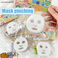 hin  1PC Mini Squishy Toys Kawaii Facial Mask Pinching Deion Fidget Prop Stress Relief Squeeze Toy nn