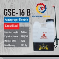 SWAN Sprayer Elektrik GSE 16 Black