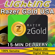 Razer Gold USA PIN 1 USD~500 USD✨United States Razer Gold Gift Card Direct PIN Redeem Code✨LIGHT 24/