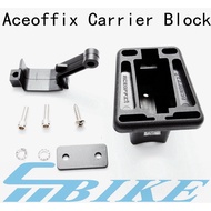 Aceoffix Basket Bag Front Carrier Block Plastic For Brompton Pikes 3Sixty Bike Rack Holder Plastic
