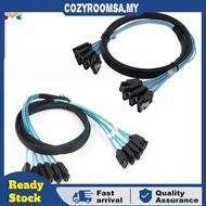 [Anifcas.my]SATA III 6Gbps SAS Cable for Server SATA 7 Pin to SATA 7 Pin Data Cable 