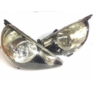 No.6 Honda Jazz Fit GD3 Head Lamp BLACK Hid HCR-189 Face Lift Ori Japan