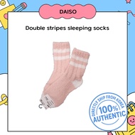 daiso korea Double stripes sleeping socks daiso korea Double stripes sleeping socks