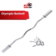Desire Gym Olympic Curl Exercise Curl Barbell 1.2 meter Bicep Bar Ez Curl Gym Barbell