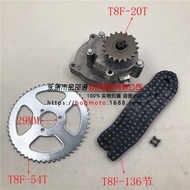 Motorcycle T8F Chain Scooter40-5Gear Box T8F Chain Small Off-Road T8F Chainwheel Rear Chain Plate