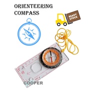 Professional Orienteering Compass Ruler Scale Scout Hiking Camping Boating Orienteering Map