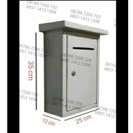 Outdoor iron mail box letter box 25x35x15