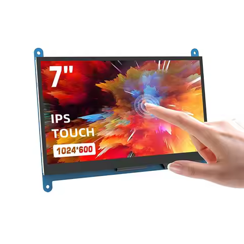 Eyoyo 7-inch Capacitive Touchscreen Monitor 5-points 1024x600 HD IPS Display Support Raspberry Pi 4/