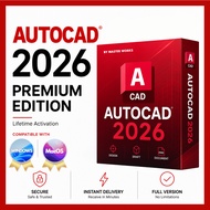 AutoCAD 2026 Lifetime Windows MacOS Full Version 2D 3D Design Drafting Architecture Electrical Mecha