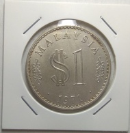 Malaysia First Commemorative RM 1 Coin Year 1971