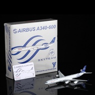 YY Wings1/400 China Oriental Airlines A340-600 Metal Airliner Aircraft Model B-6053 Days Union