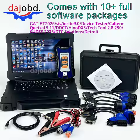 Full chips NEXIQ3 BT USB LINK 125032 TruckDiagnostic With 7414 i5 more than a dozen commonly used di